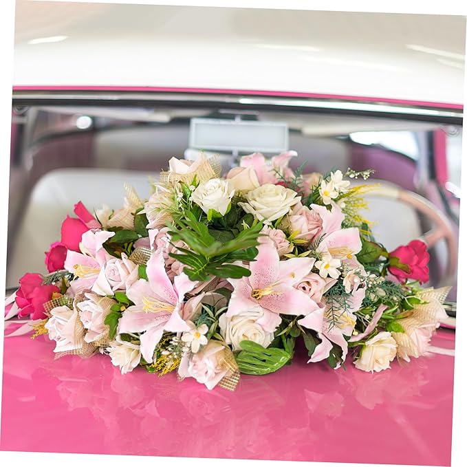 DOITOOL Flower Foam Ring with Suction Cup Car Flower Mud Green Wet Foam Blocks - Image 5