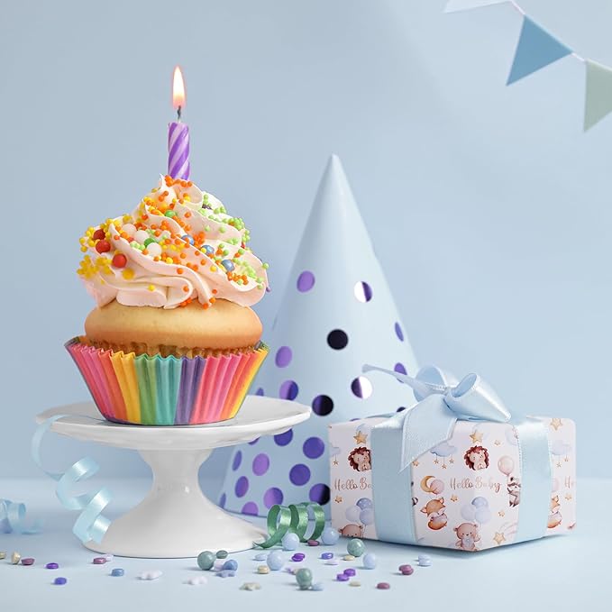 Aimyoo Baby Shower Wrapping Paper Roll - Image 5