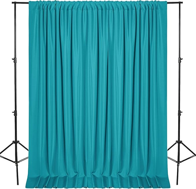 DWCN 10x8 FT Turquoise Backdrop Curtains by DWCN