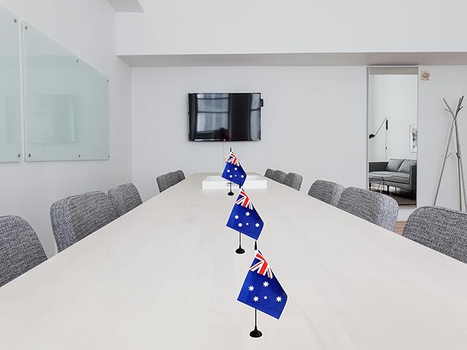 Australia Desk Flag, 12 Pack Australian Table Office Flag - Image 5