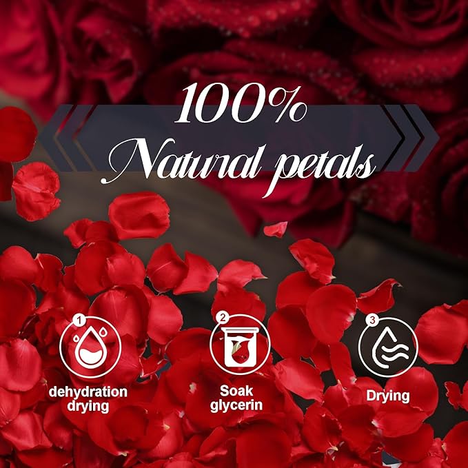 3.5 Oz Dried Rose Petals Wedding Biodegradable Petals, Natural Preservation - Image 4