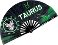 DeFlare | Cosmic Zodiac Rave Fan | Zodiac Sign Hand Fan | Astrology Rave Fan | by DeFlare-RaveFestivalFans