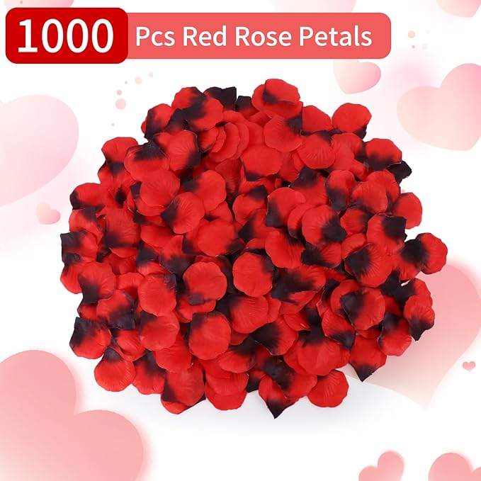 1000 Pcs Artificial Fake Rose Petals, Flower Petals - Image 2