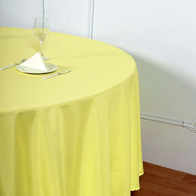 Efavormart Round Tablecloth, 108 Inch Stain & Wrinkle Resistant Washable Table - Image 9