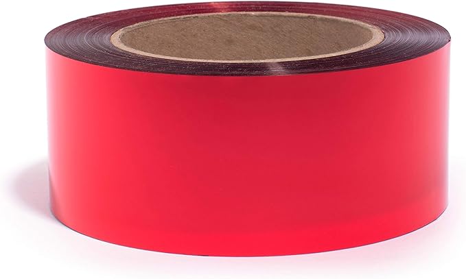 TCDesignerProducts Red Metallic Streamer, 2 Inches x 500 Foot by Unknown