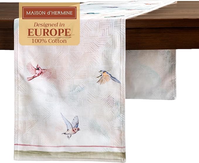 Maison d' Hermine Table Runner 100% Cotton Double Layer Table Runners 108 by MaisondHermine