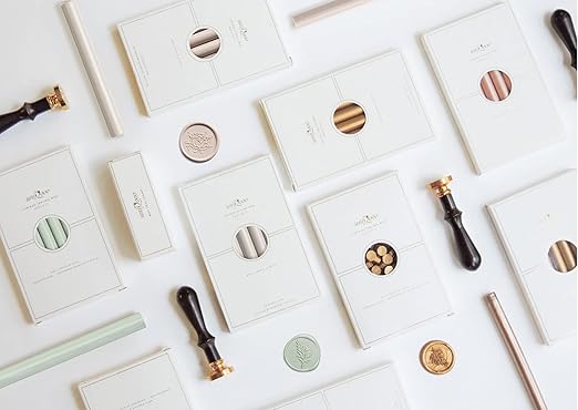 UNIQOOO Metallic Champagne Rose Glue Gun Sealing Wax Sticks - Image 7