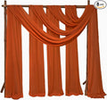 8 Panels Wedding Arch Draping Fabric 28" x 20Ft Wedding Arch Drapes Chiffon by SATULGAU