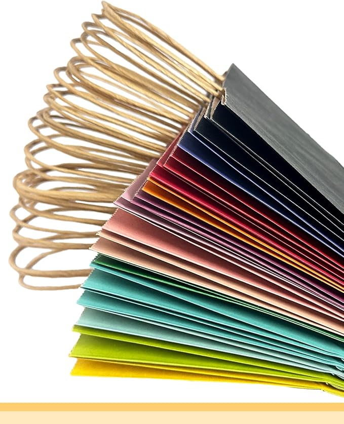 qiqee 100Pcs Wide Large Paper Gift Bags - Image 7