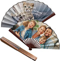 Decorative Folding Fans Personalized Fans Custom Fans Handheld Clack Fans by Unknown