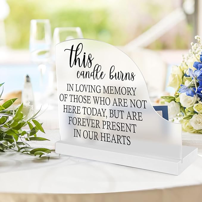Wedding Remembrance-Sympathy Gifts Memorial Candle - Image 7