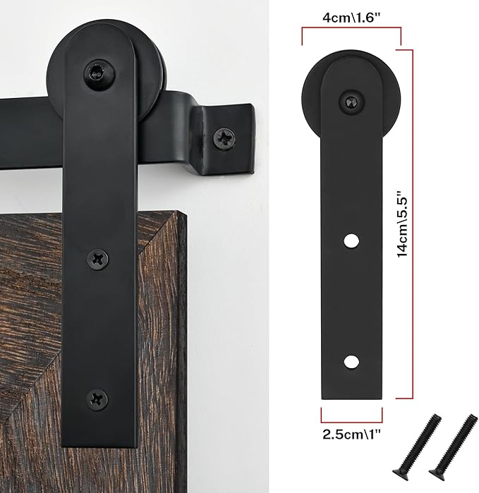 COGOOD Farmhouse Barn Door Mirror - Image 5
