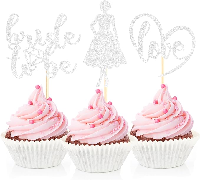 Sotpot 24PCS Bride to Be Cupcake Toppers by Sotpot
