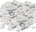 Silver Round Foil Confetti Beautiful Metallic Table Confetti Glitter by Unknown