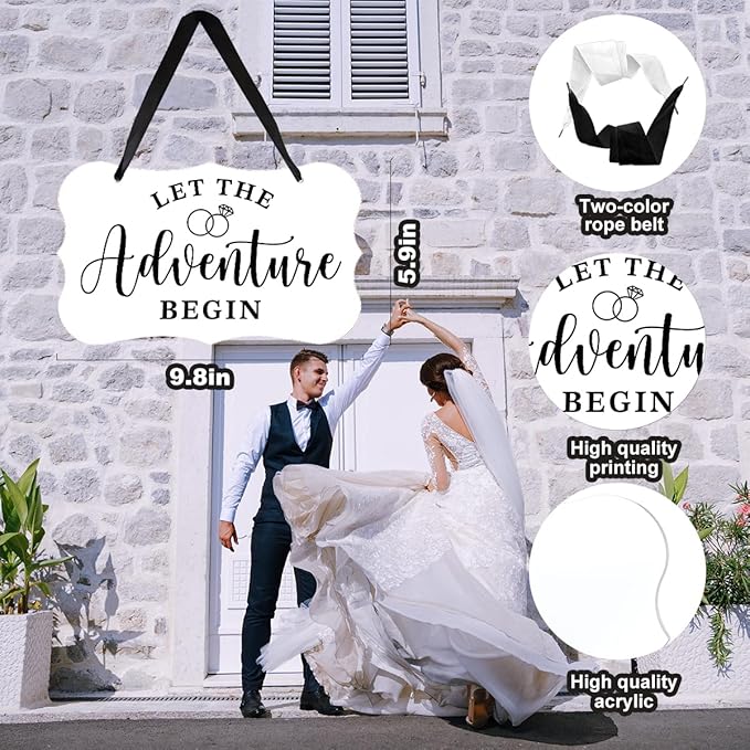 Acrylic Wedding Sign, Ring Bearer Sign, Rustic Wedding Decor Signs, Acrylic - Image 3