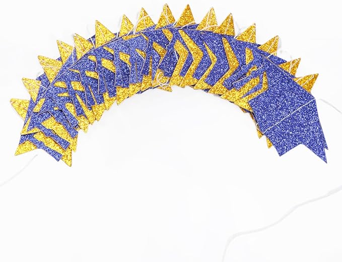 Navy-Blue Gold Graduation-2025 Class Party-Decorations - Image 4
