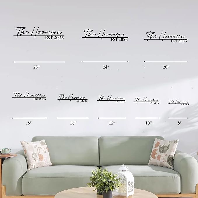 Personalized Family Name Sign, Custom Signs Outdoor Wall Art, Family Last Name - Image 8