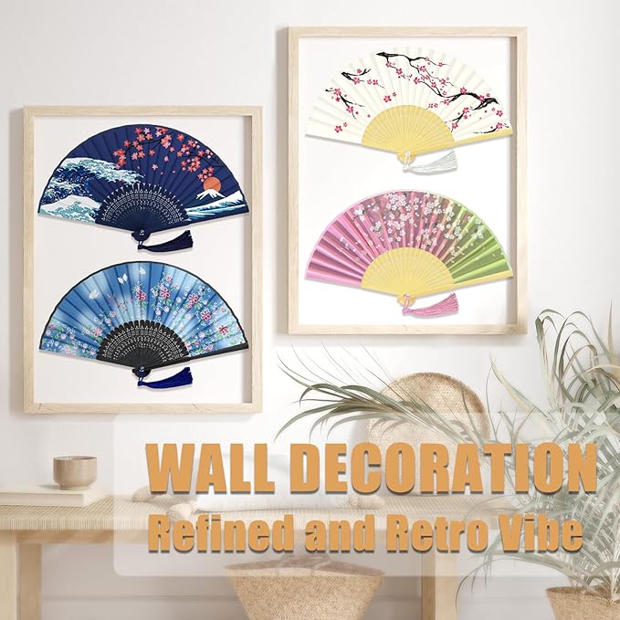 WEARXI Handheld Fan, Chinese Folding Fan - Image 6
