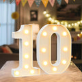 LED Marquee Light Up Numbers Sign by NANXU