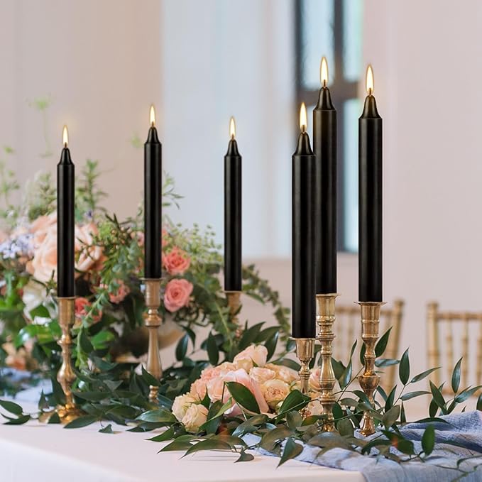 4 Inch, 40 Pack, Dripless Taper Candles, Smokeless Candles - Image 8