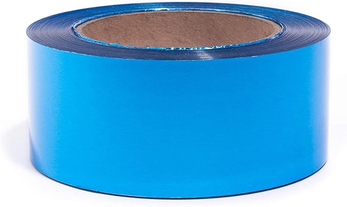 TCDesignerProducts Blue Metallic Streamer, 2 Inches Wide x 500 Feet Long by Unknown