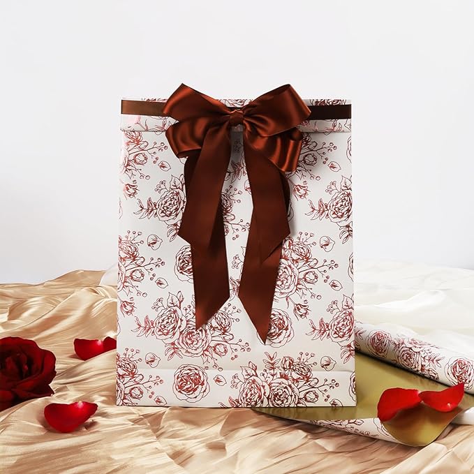 LaRibbons Brown Ribbon 1 1/2 Inch 25 Yards Double Faced Friar Brown Silk Ribbon - Image 6