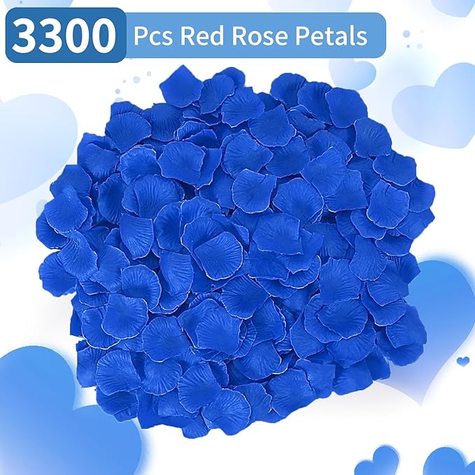3300 PCS Artificial Fake Rose Petals, Flower Petals, Romantic Nightfor Her/Him - Image 2