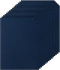 28 Sheets Navy Blue Cardstock 8.5 x 11 Scrapbooking Paper, 92lb Heavyweight by Silunkia