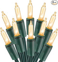 PhilzOps Clear Christmas Lights, 69.6ft 300Ct Warm White Incandescent Christmas by PhilzOps