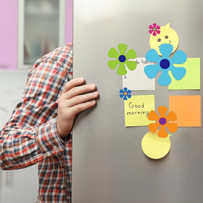 Car Flower Magnet Funny Magnetic Decals Decorations Cute Fridge Magnets 60s - Image 4