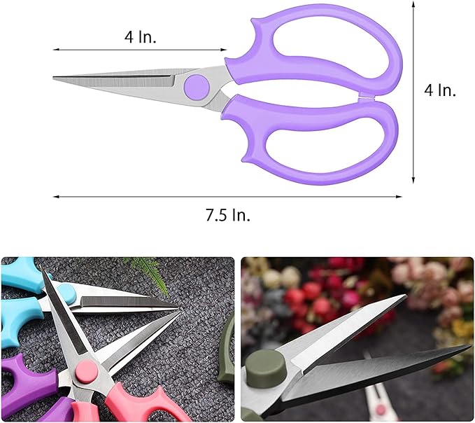 Leize Flower Scissors, Premium Thickened Stainless Steel Floral Shears - Image 2