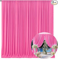 10 x 7 Feet Pink B Backdrop Curtain by ZEBMOON