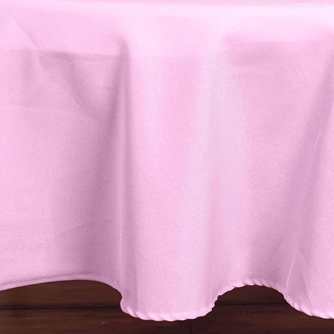 Efavormart Round Tablecloth, 90 Inch Stain & Wrinkle Resistant Washable Table - Image 2