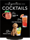 Pet Signature Drink Wedding Signs by Elation+Factory+Co.