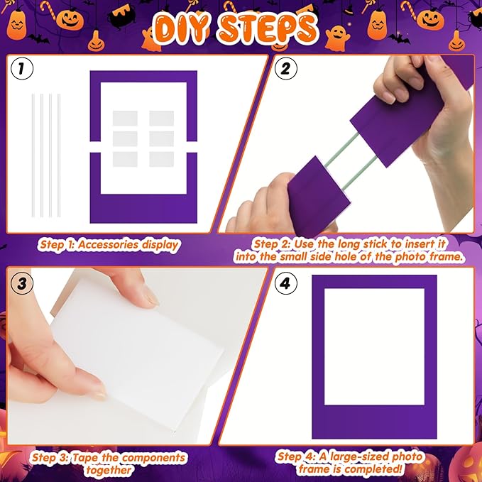 32 x 24 Inch Large Blank DIY Photo Booth Props Picture Frame Party Frame DIY - Image 3