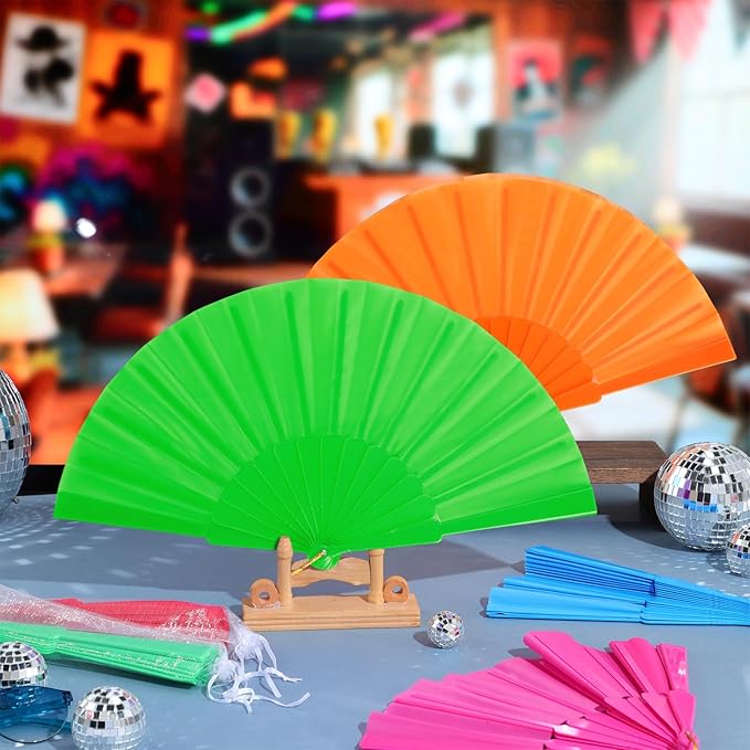 Geetery 30 Pcs Folding Hand Fan - Image 7