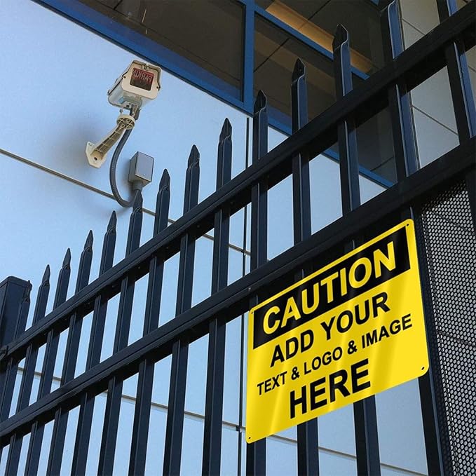 Custom Caution Signs Outdoor Metal - Image 3