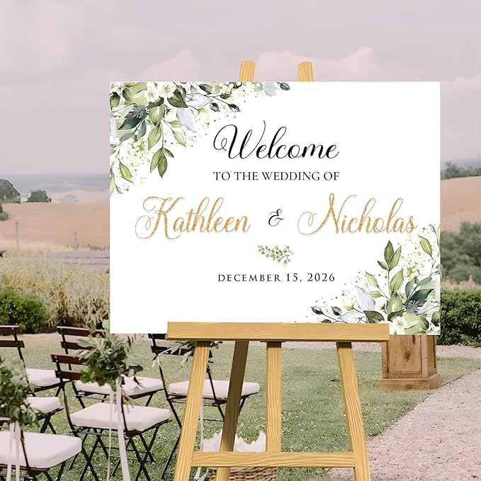 Wedding Signs For Ceremony And Reception, Wedding Welcome Sign, Wedding Welcome - Image 4