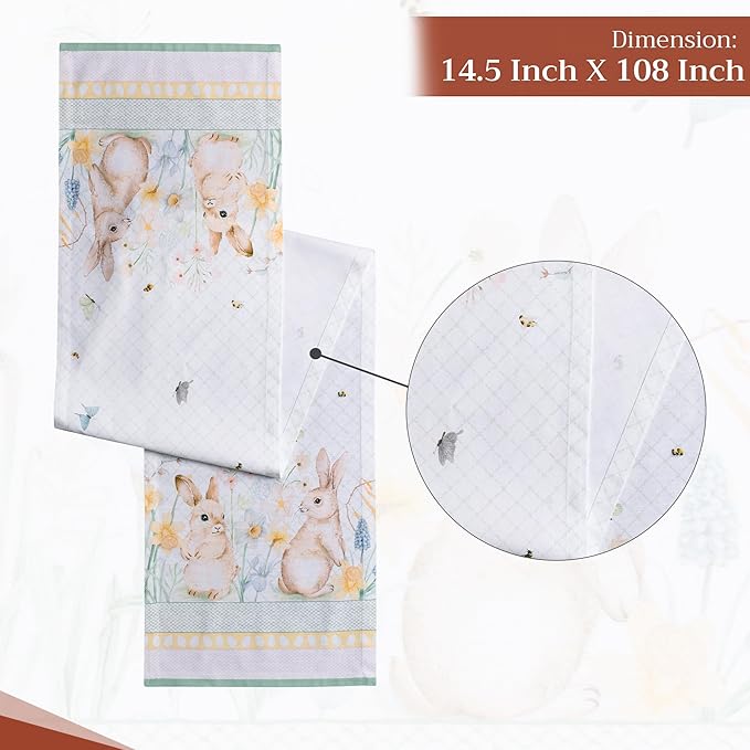 Maison d' Hermine Table Runner 100% Cotton Single Layer Table Runners 108 - Image 4