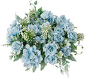 Artificial Flower 5 Branches Artificial Silk Fake Flowers Bouquet Small Roses by YoungJewl