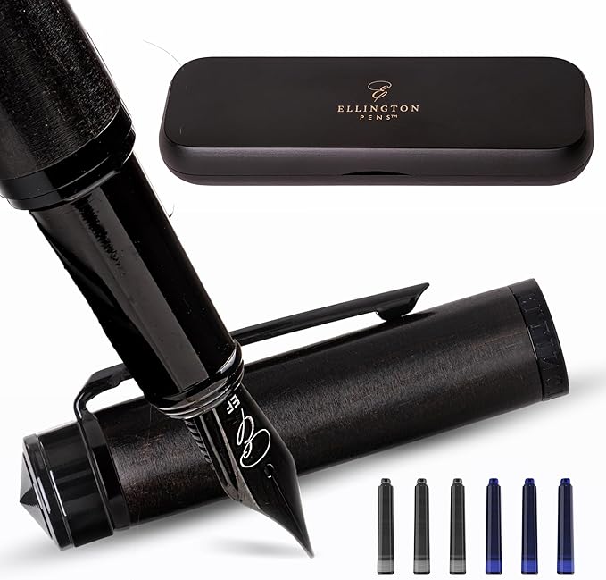 Ellington Pens Elegant Wood Fountain Pen Set – Includes Wooden Pen Box - Image 7