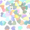 Iridescent-Disco Party-Decorations Heart Confetti by LastingSurprise