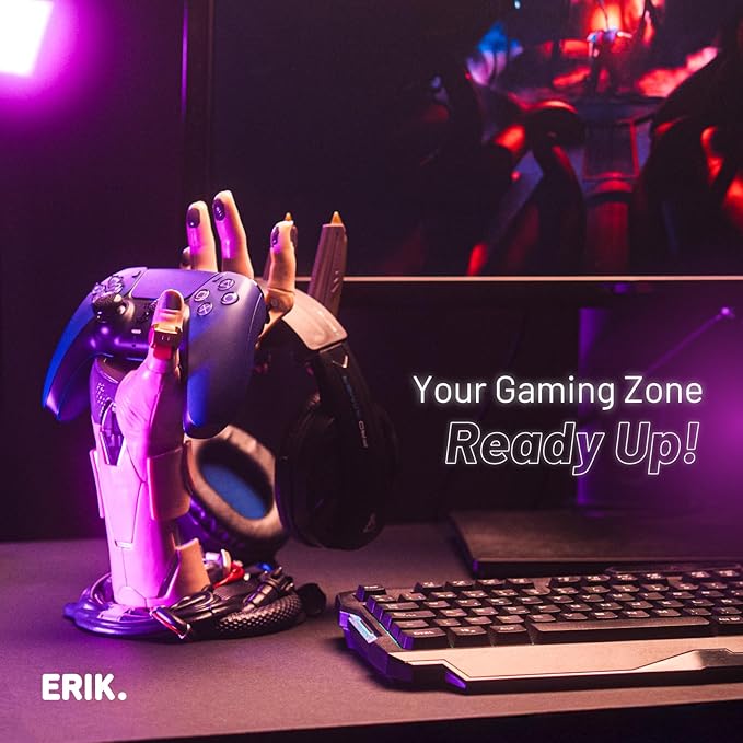 Grupo Erik Cyberpunk Gaming Controller Holder | Gaming Headset Stand | Gaming - Image 3