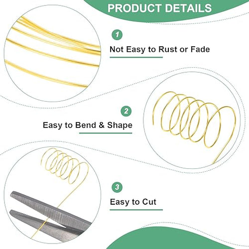 0.2 Mm/32 Gauge Copper Wire for Jewelry Making, 82FT Copper Beading Craft Wire - Image 2
