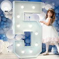Marquee Numbers 4 Feet Tall Big Light Up Numbers 5th 25th 50th Birthday by Letsmakeitimpressive