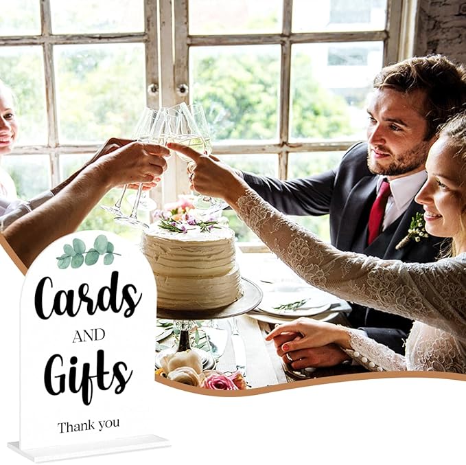 Cards and Gifts Sign for Wedding, Wedding Engagement Bridal Shower Baby Shower - Image 6