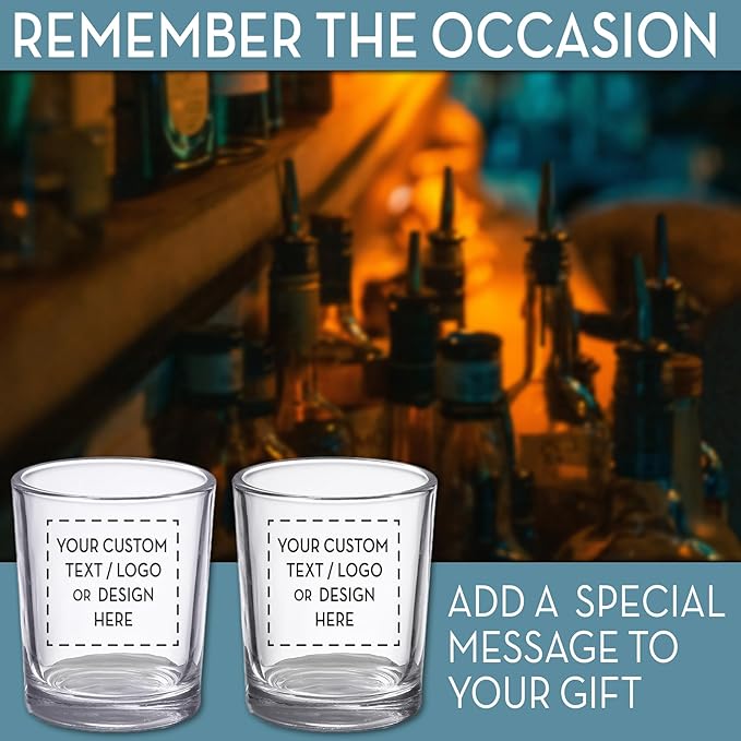 Custom Image Shot Glass 2.5oz, Personalized - Image 4