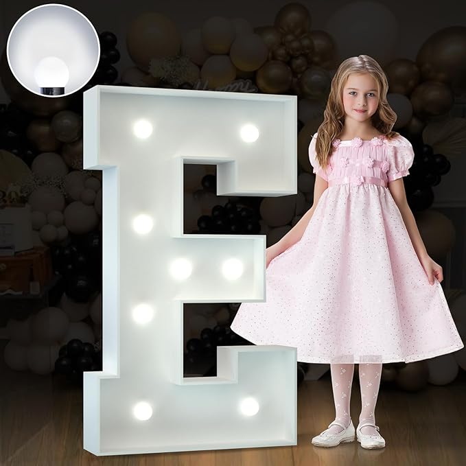 Marquee Letters 3 Feet Tall Large Light Up Letters Baby Shower Decorations by Letsmakeitimpressive