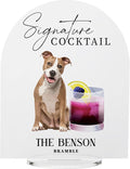 Pet Signature Drink Wedding Signs by Elation+Factory+Co.