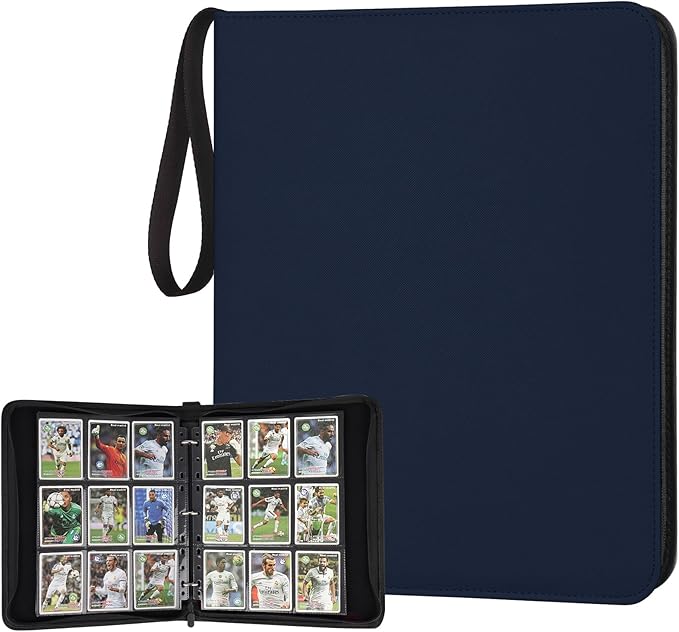 Trading Card Binder, 720 Pockets Card Binder, 9-Poccket Sided Pocket Sports by GERMUN